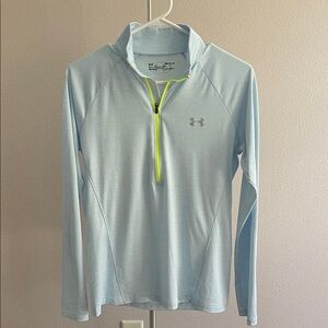Under Armour Sky Blue Quarter-Zip Top